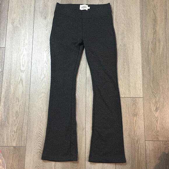 UGG Cozy Fleece Lined Lounged Pants Flared Leg Grey Size Small - Picture 1 of 10
